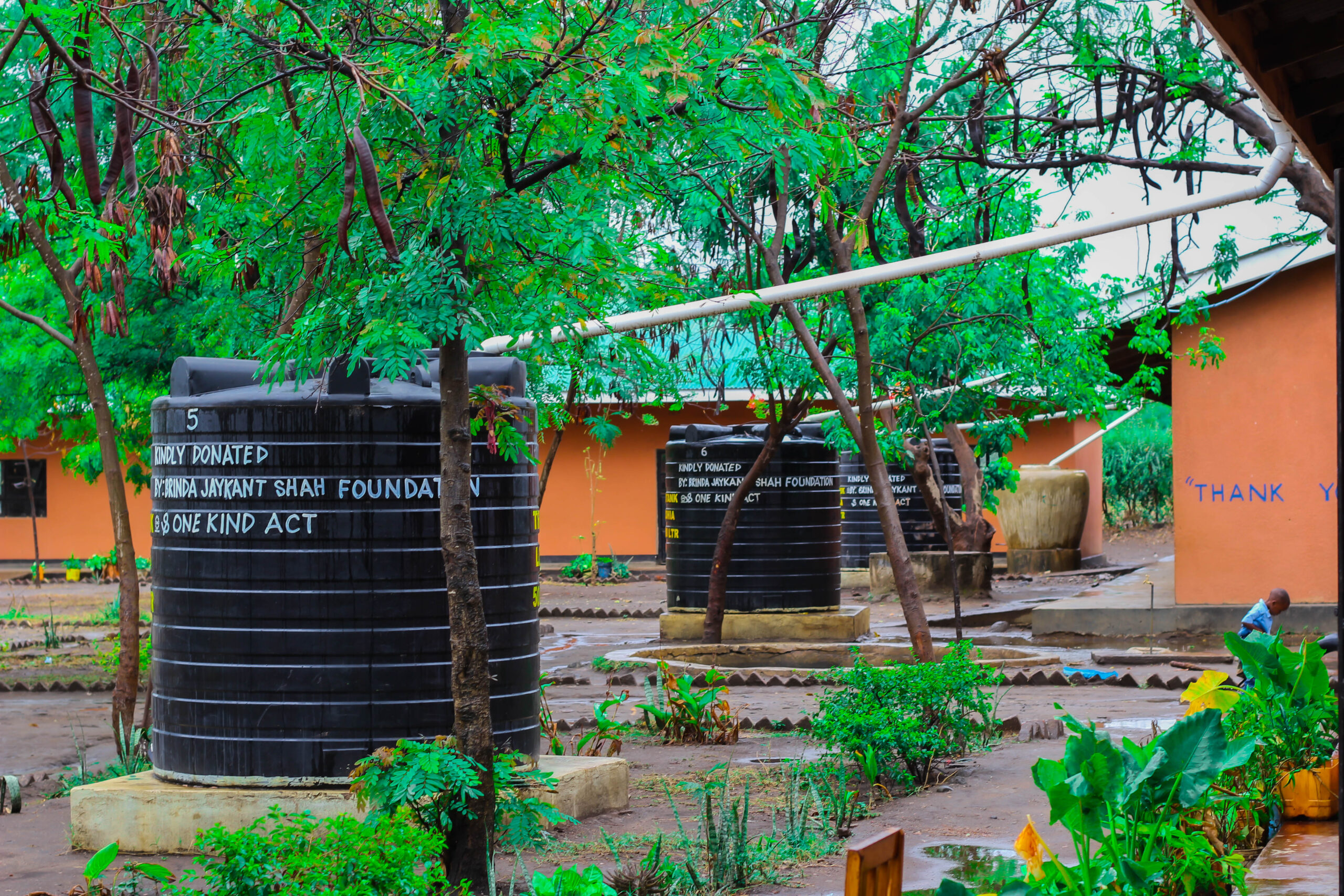 Water tanks - Ndoto in Action, Arusha, Tanzania